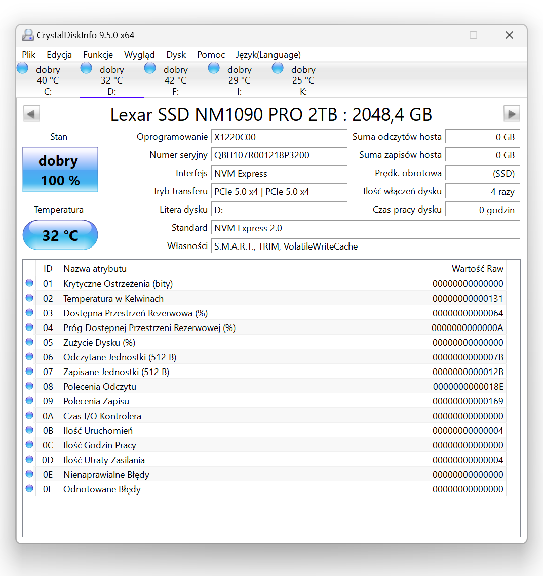 Lexar NM1090 Pro 2 TB - test flagowego dysku PCIe 5.0 od Lexara